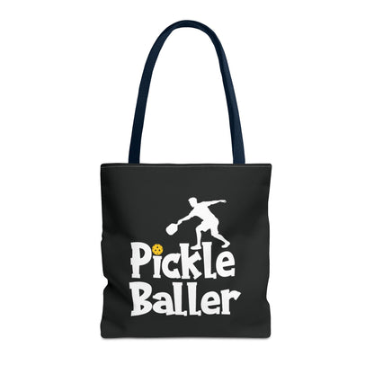 Pickleball Durable Tote Bag - Pickle Baller Navy