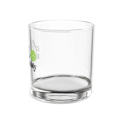 Pickleball Quirky Rocks Glass - Dink Responsibly