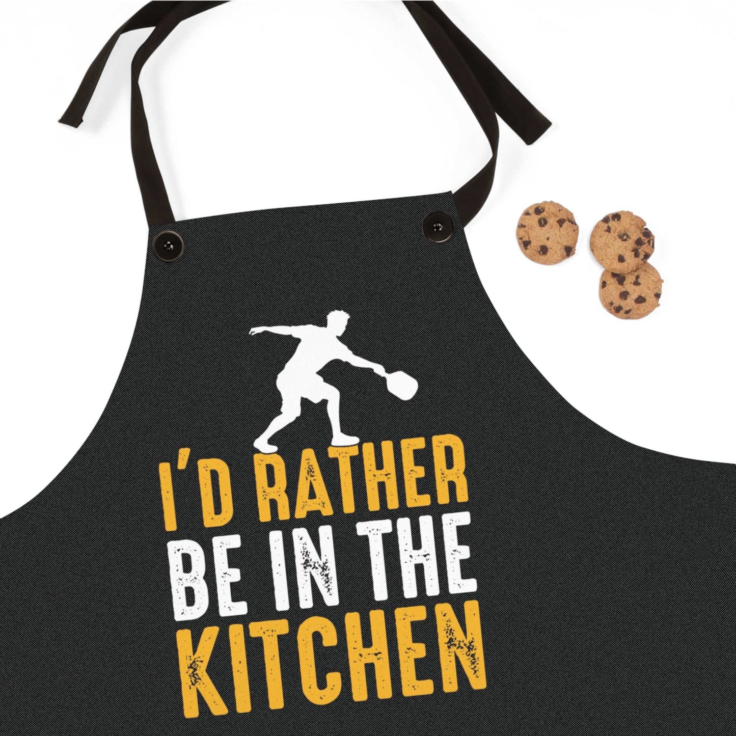 Funny Pickleball Apron - I'd rather be in the Kitchen