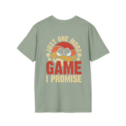 Men's Funny Pickleball T-Shirt - Just One More Game I Promise Retro