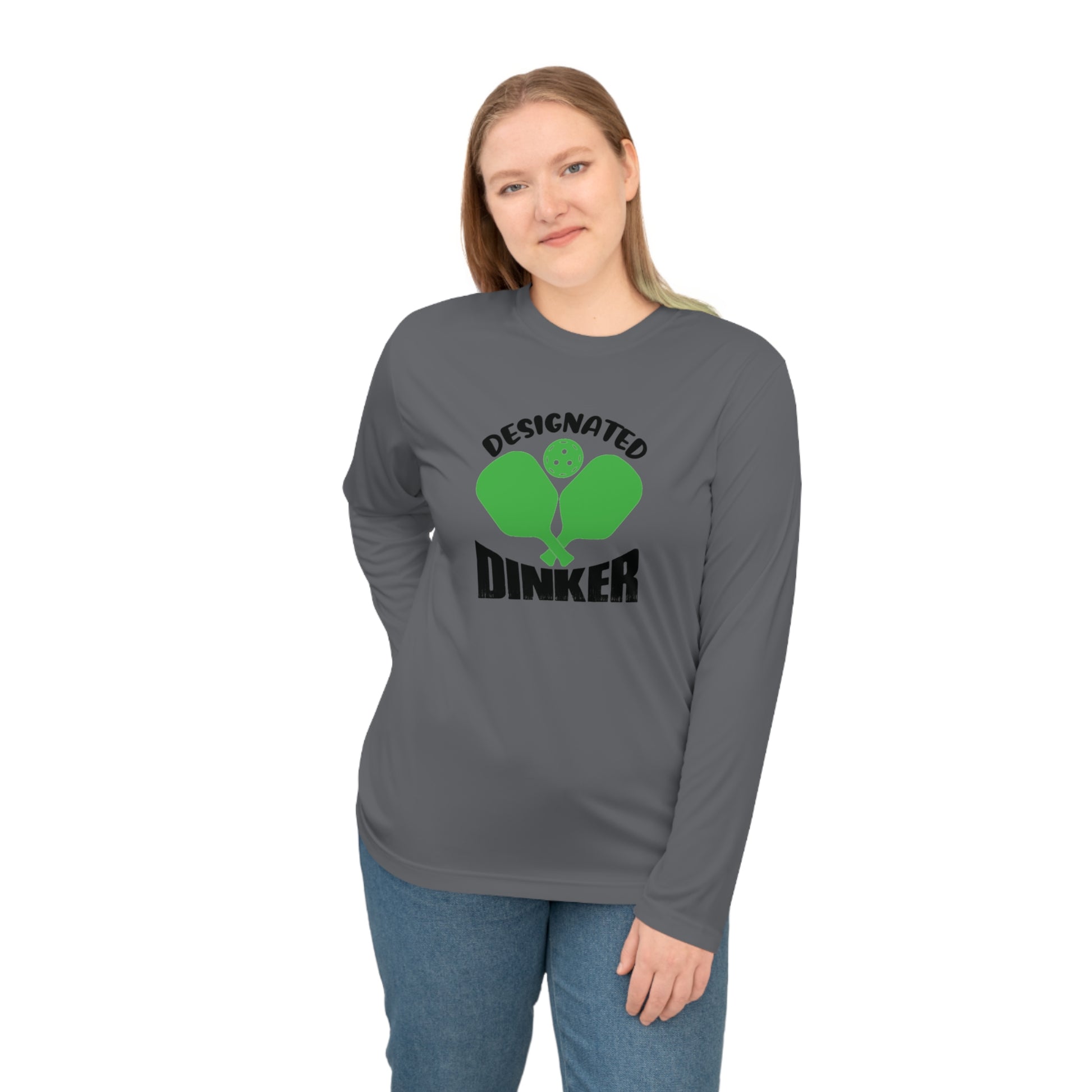 Women's Quirky Pickleball Long Sleeves top - Designated Dinker