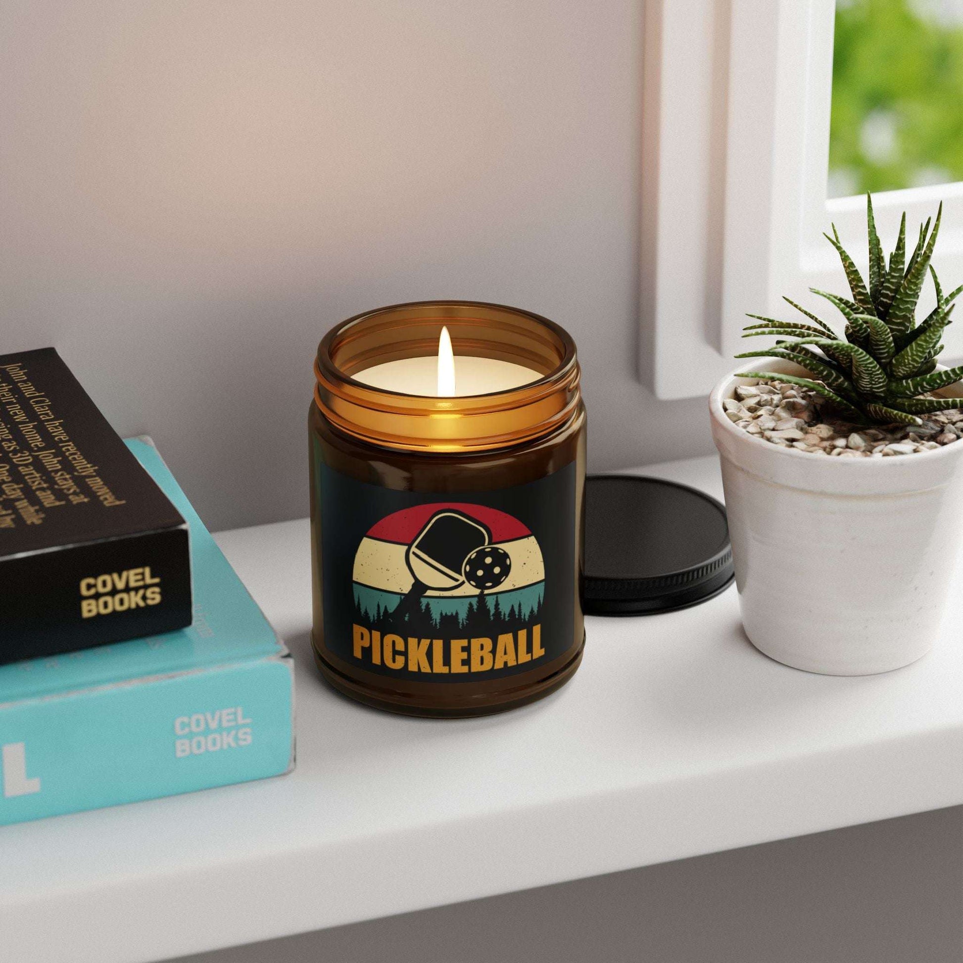 Pickleball Delightful Candle - Pickleball Retro
