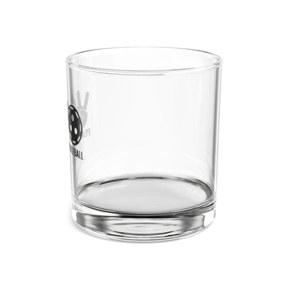 Pickleball Unique Rocks Glass - Peace, Love, Pickleball