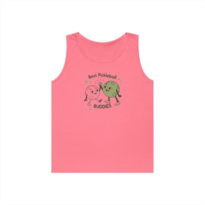 Women's Stylish Pickleball Tank Top - Best Pickleball Buddies Pink