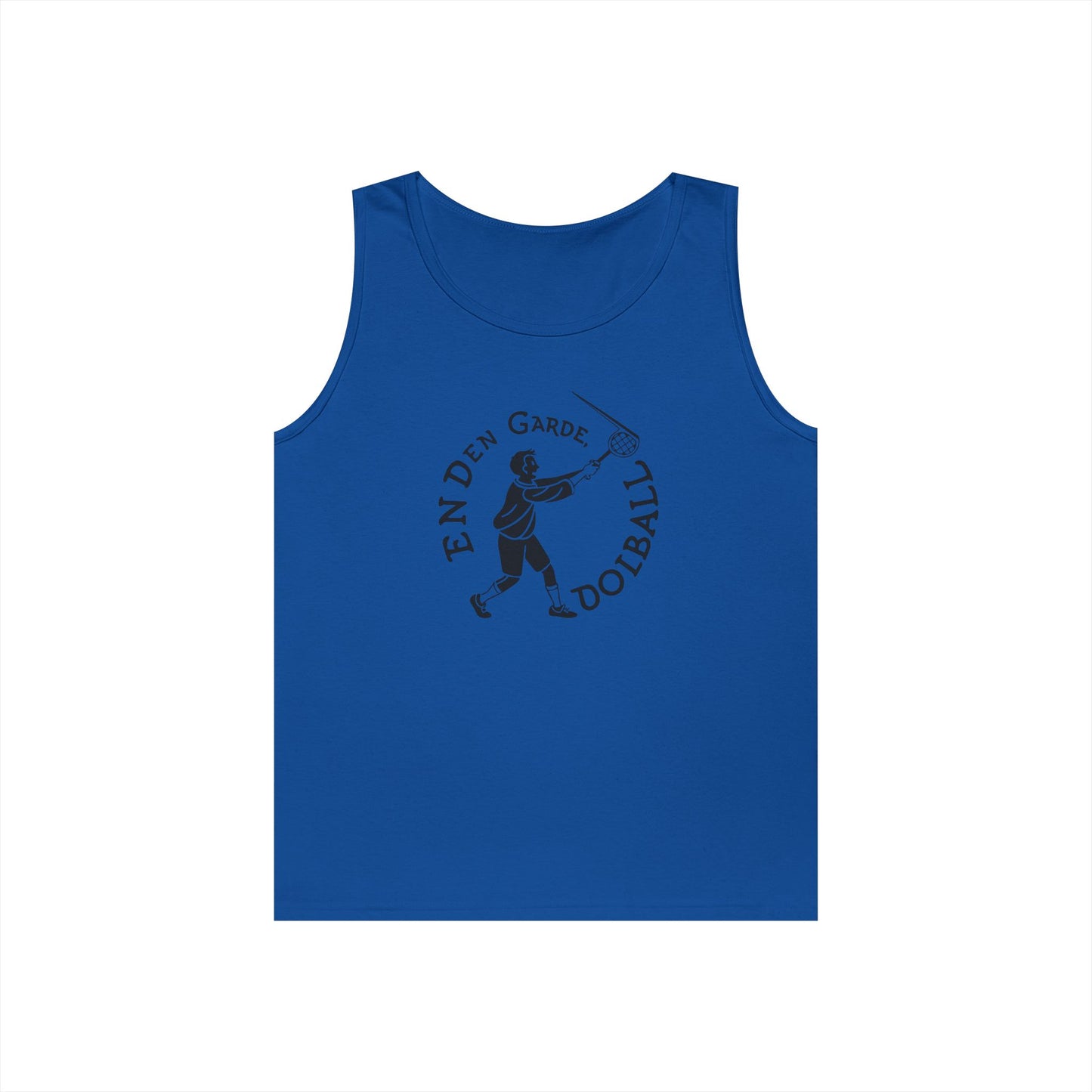 Men's Funny Pickleball Tank Top - Enden Garde, Dolball Royal