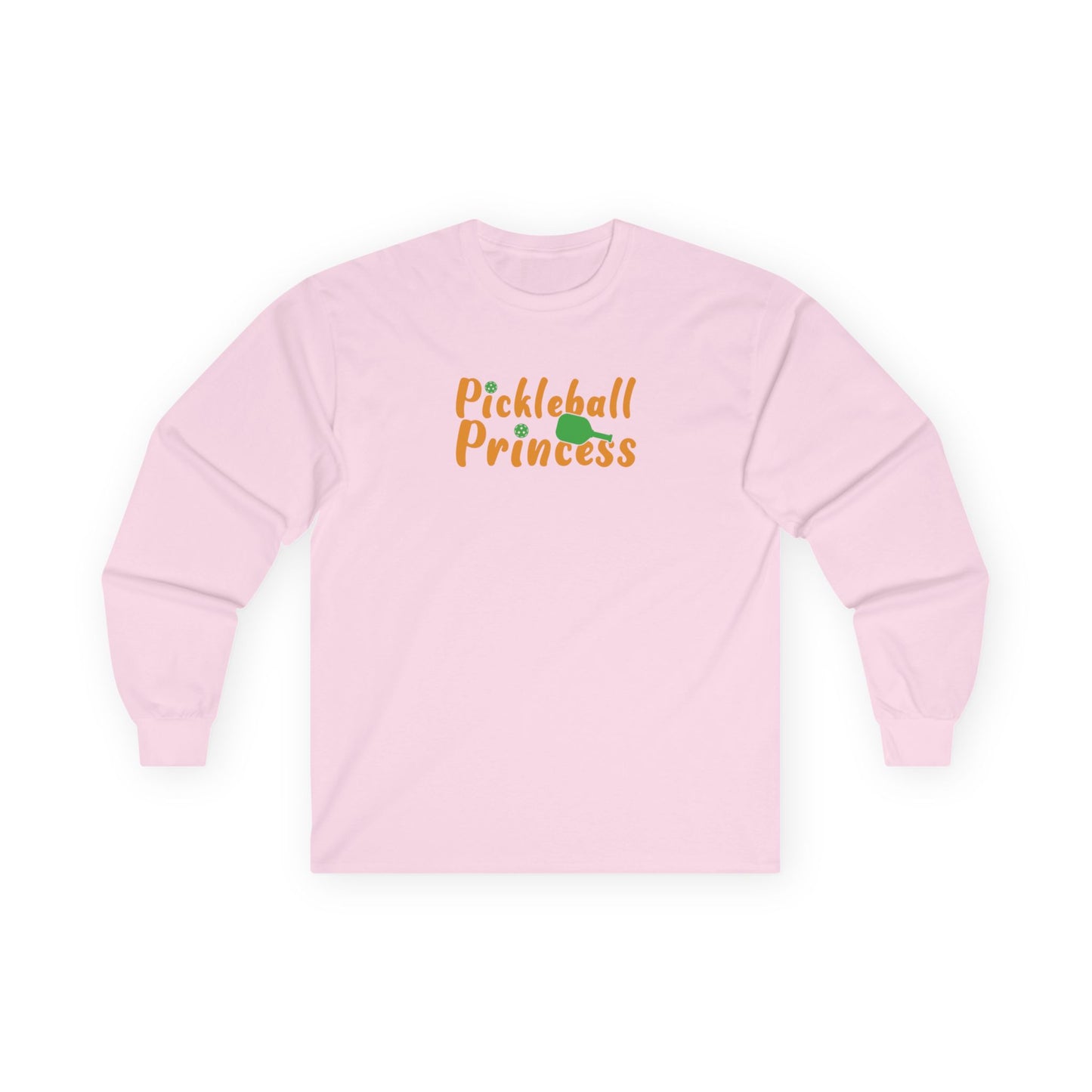 Women's Unique Pickleball Long Sleeves top - Pickleball Princess Pink