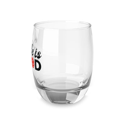 Pickleball Funny Whiskey Glass - Life is Good