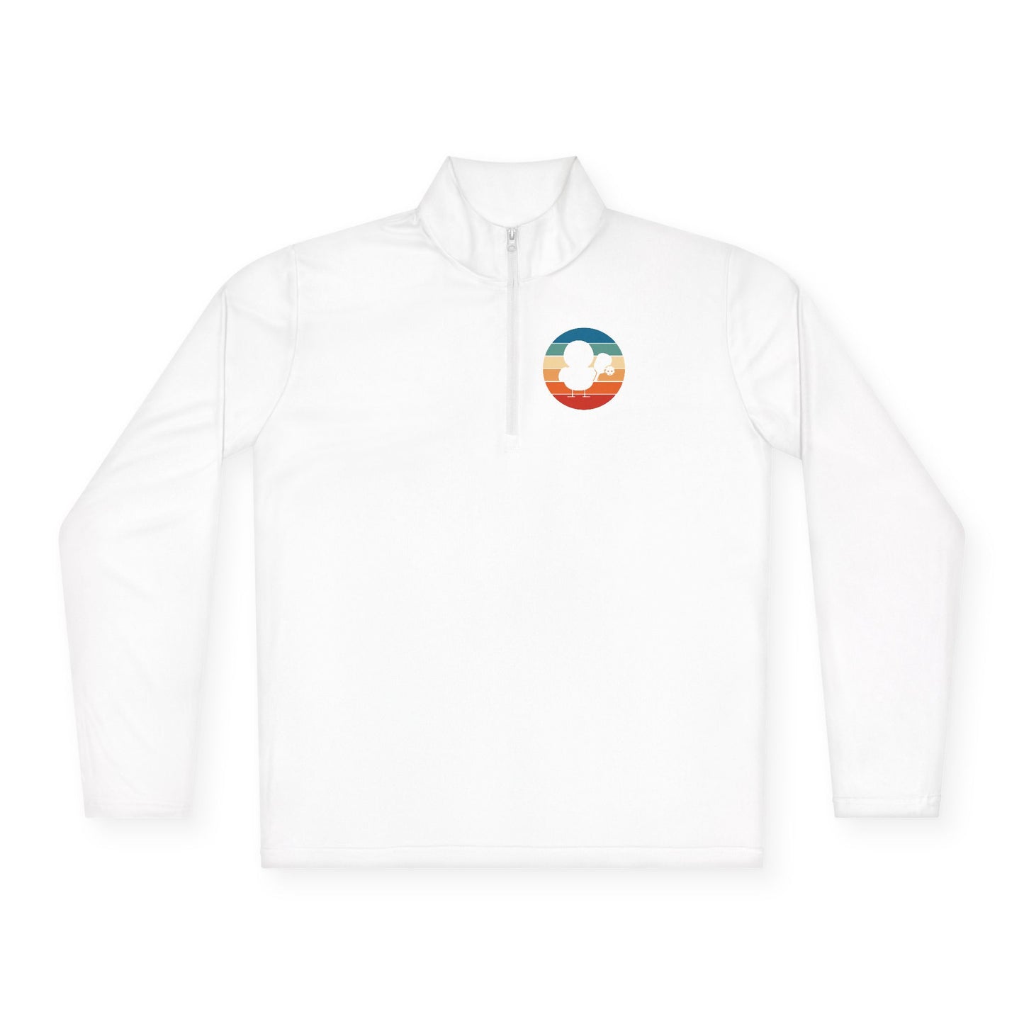 Men's Comfy Pickleball Pullover - Pickleball Chick White