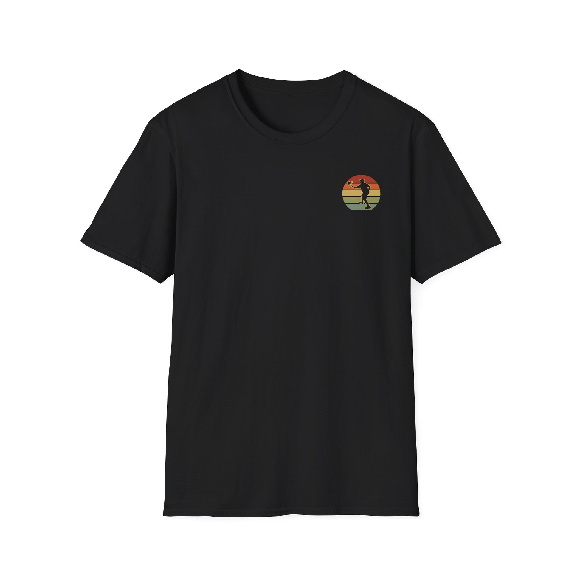 Men's Funny Pickleball T-Shirt - Just One More Game I Promise Retro Black