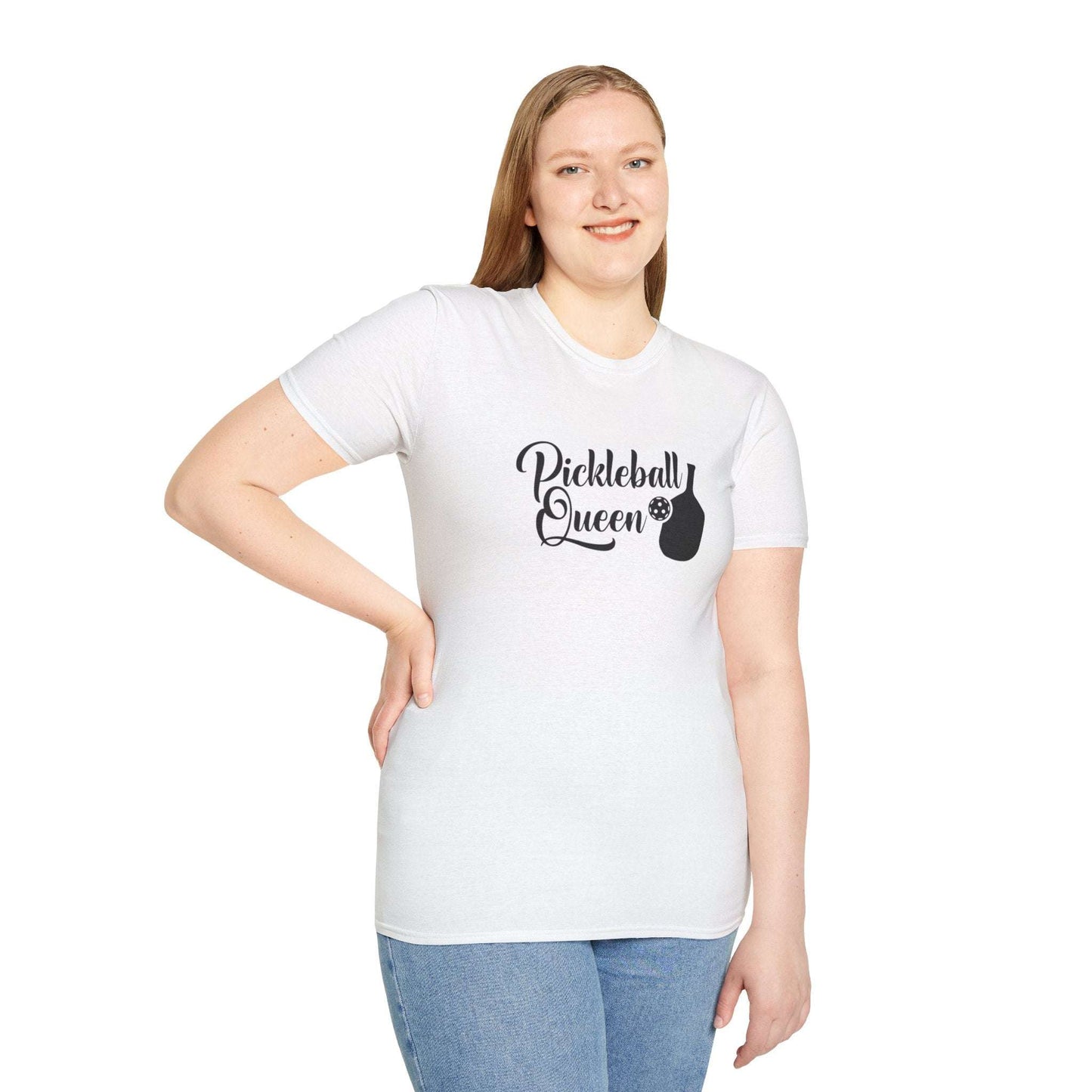 Women's Stylish Pickleball T-shirt - Pickleball Queen