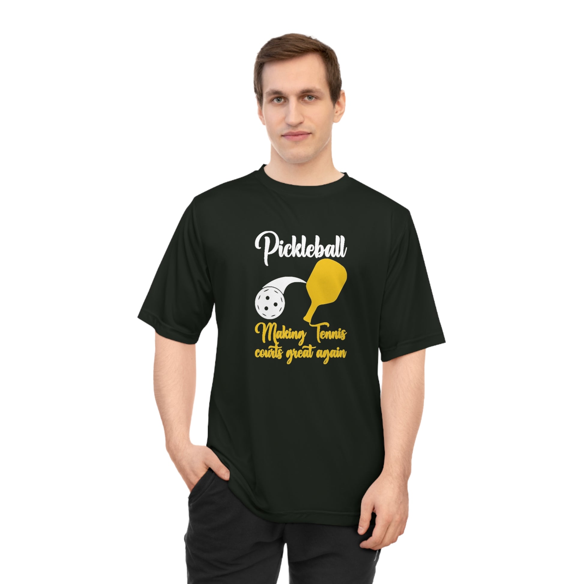 Men's Pickleball T-shirt - Pickleball Making Tennis Court Great Again