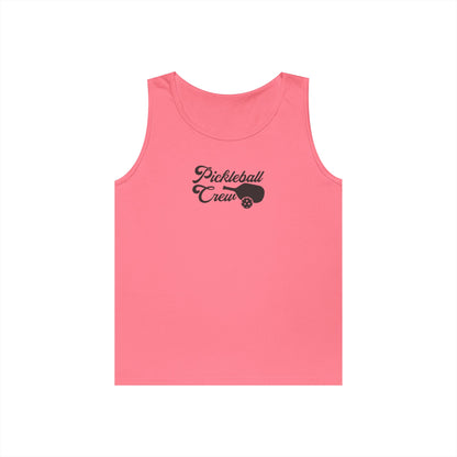 Women's Eye-Catching Pickleball Tank Top - Pickleball Crew Pink