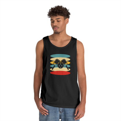 Men's Stylish Pickleball Tank Top - Pickleball Retro