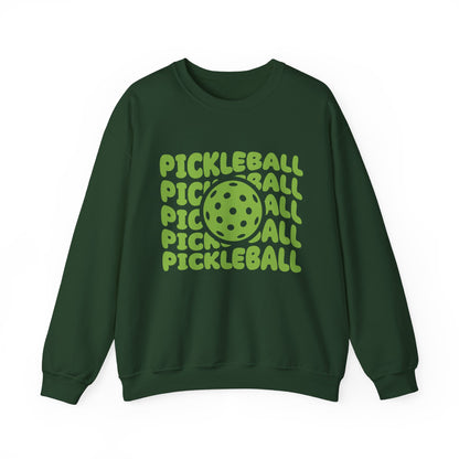 Men's Fun Pickleball Sweatshirt - Pickleball Pop Green