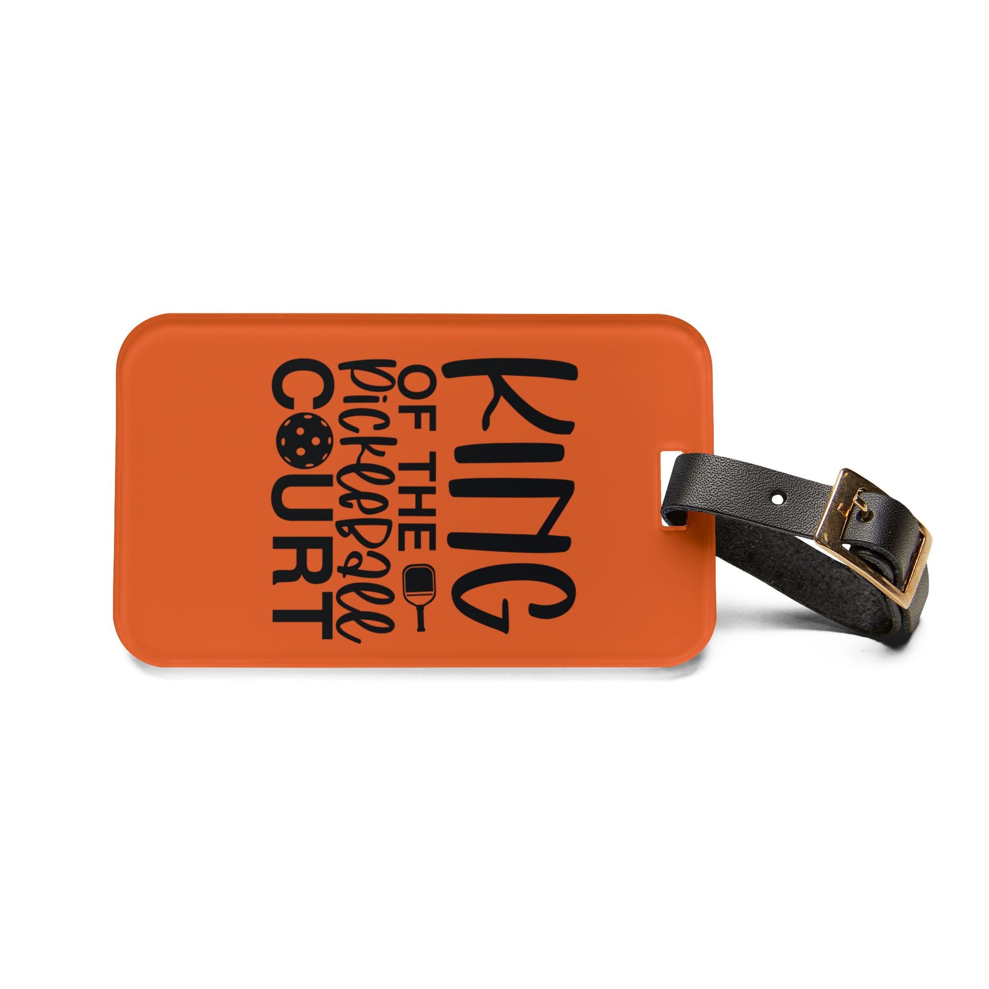 Pickleball Stylish Luggage Tag - King of the Pickleball Court
