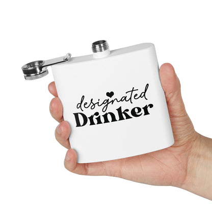 Pickleball Playful Flask - Designated Drinker