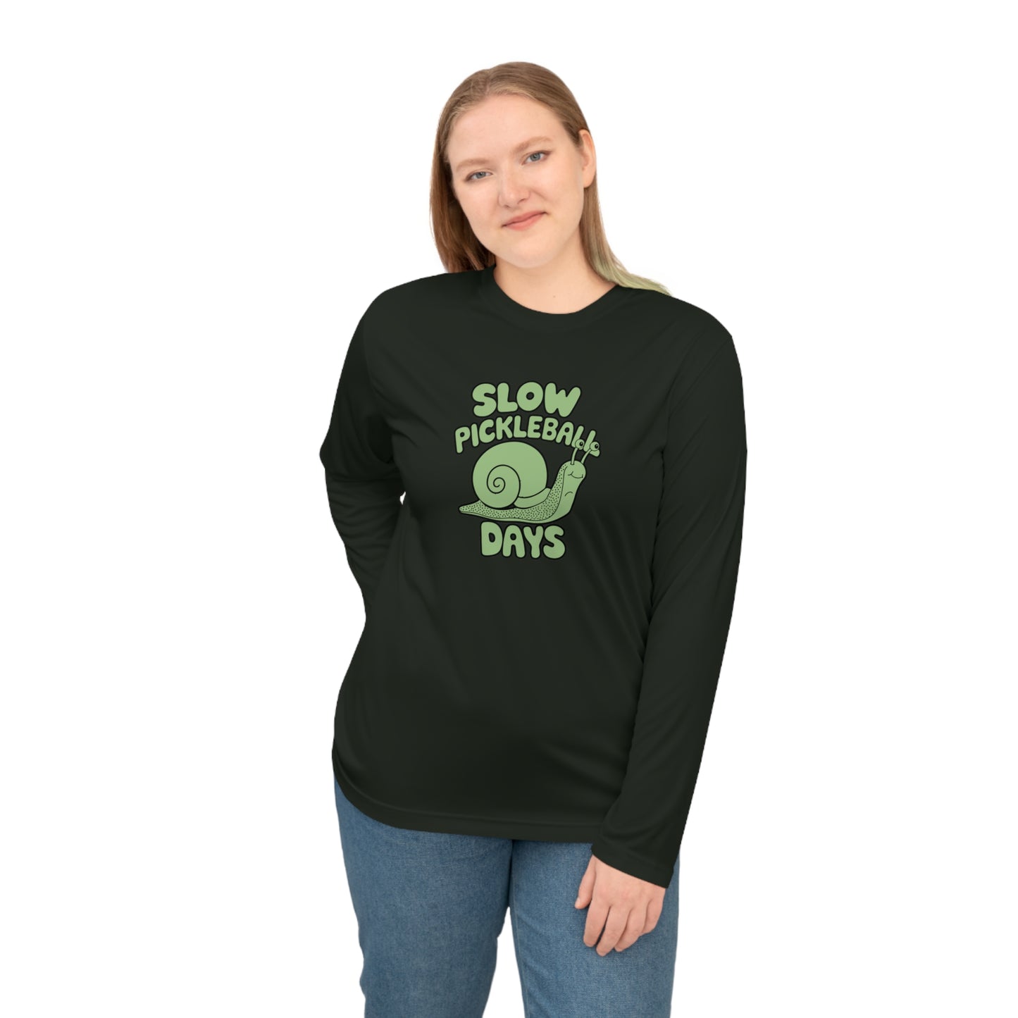 Women's Soft Pickleball Long Sleeves top - Slow Pickleball Days