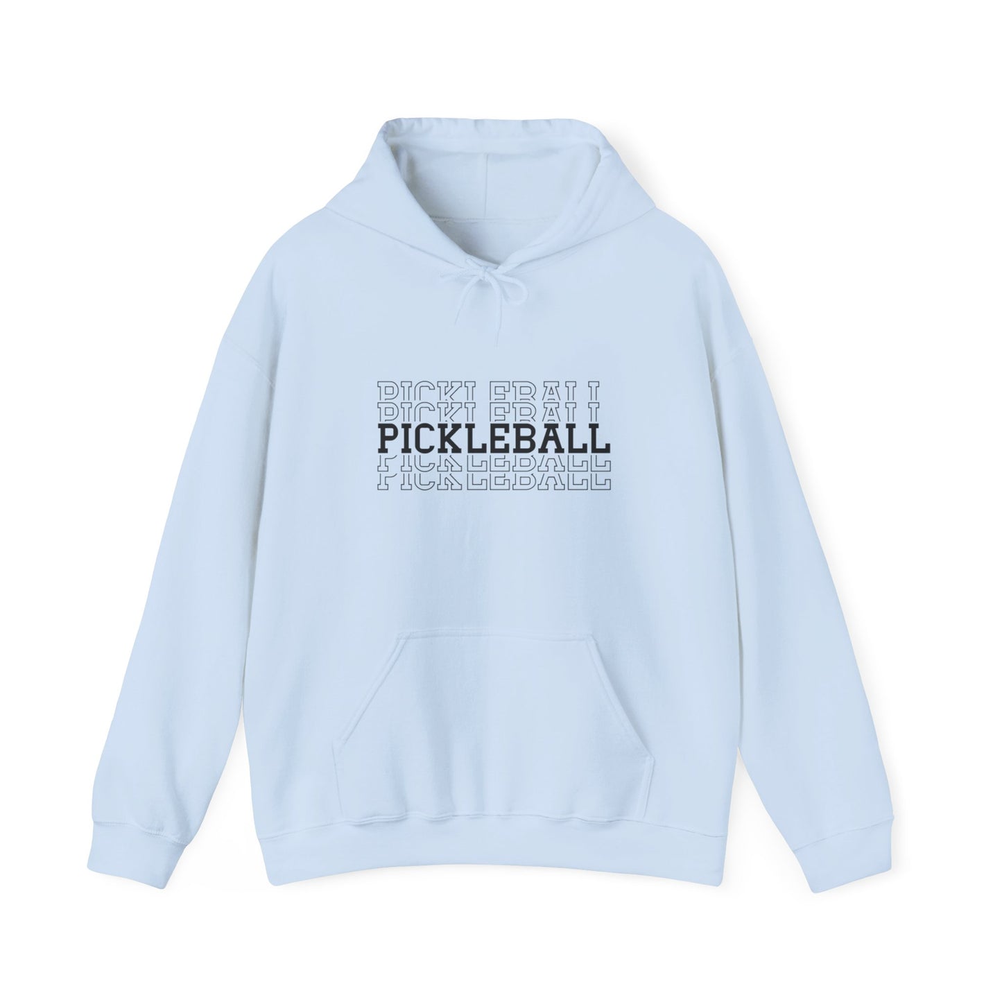 Women's Cool Pickleball Hoodie - Pickleball Repeat Blue