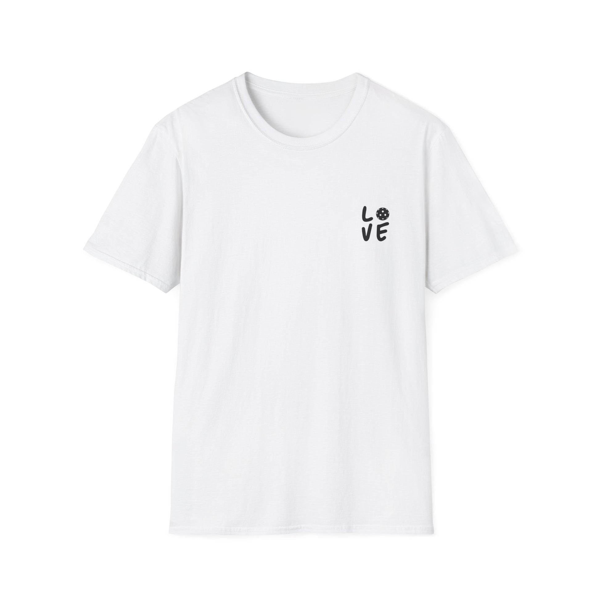Women's Soft Pickleball T-shirt - Just a Girl Who Loves Pickleball White
