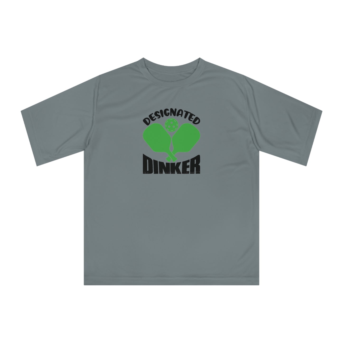 Women's Durable Pickleball T-shirt - Designated Dinker Gray