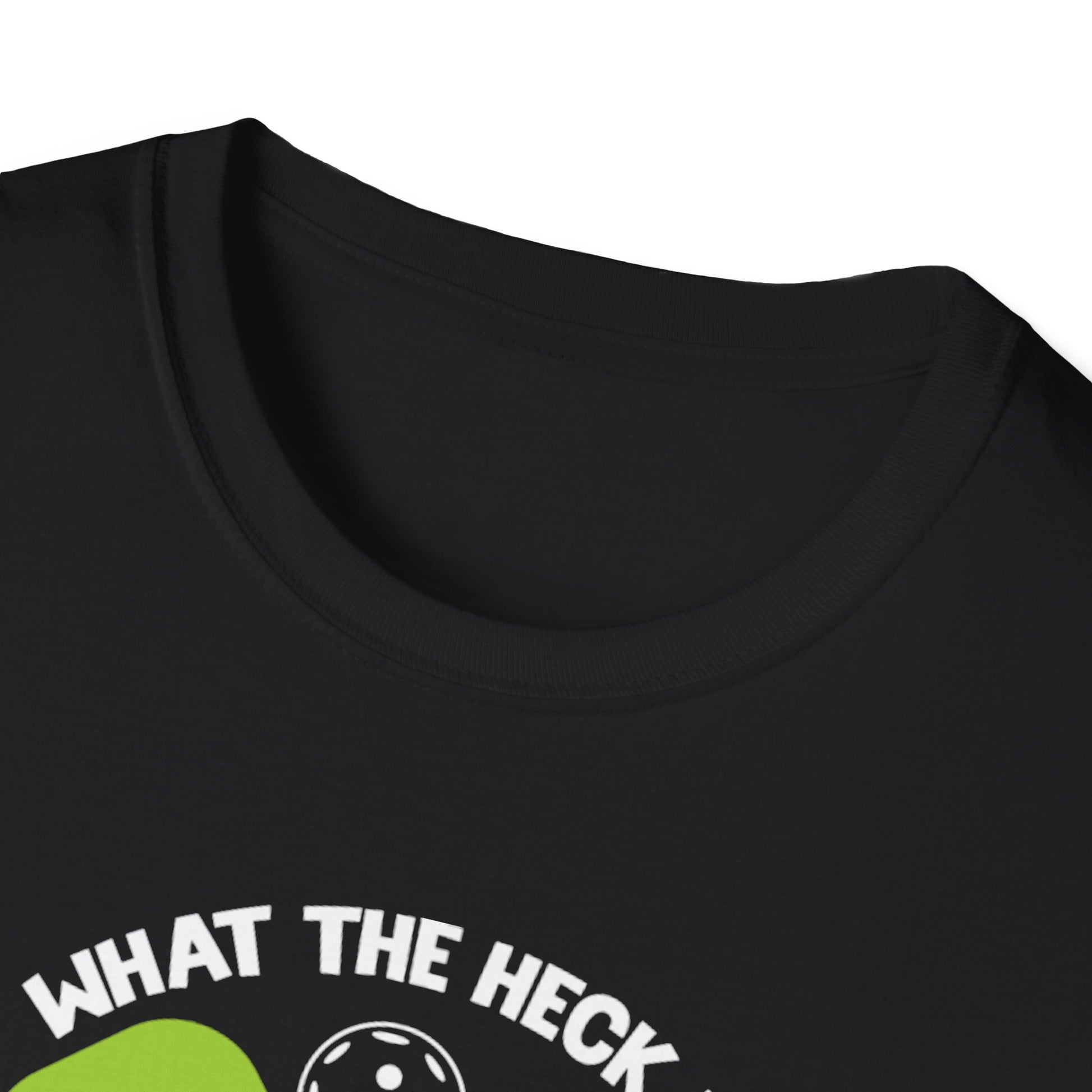Women's Funny Pickleball T-shirt - What the Heck Is Pickleball?