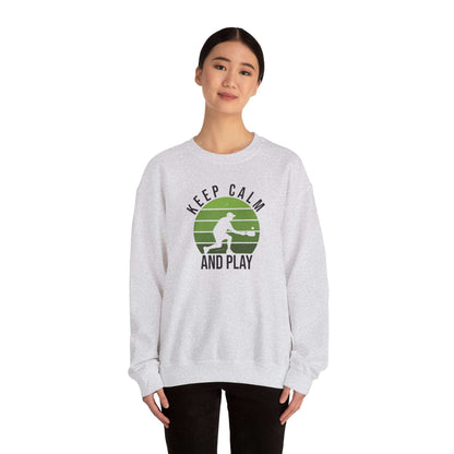 Women's Comfy Pickleball Sweatshirt - Keep Calm and Play