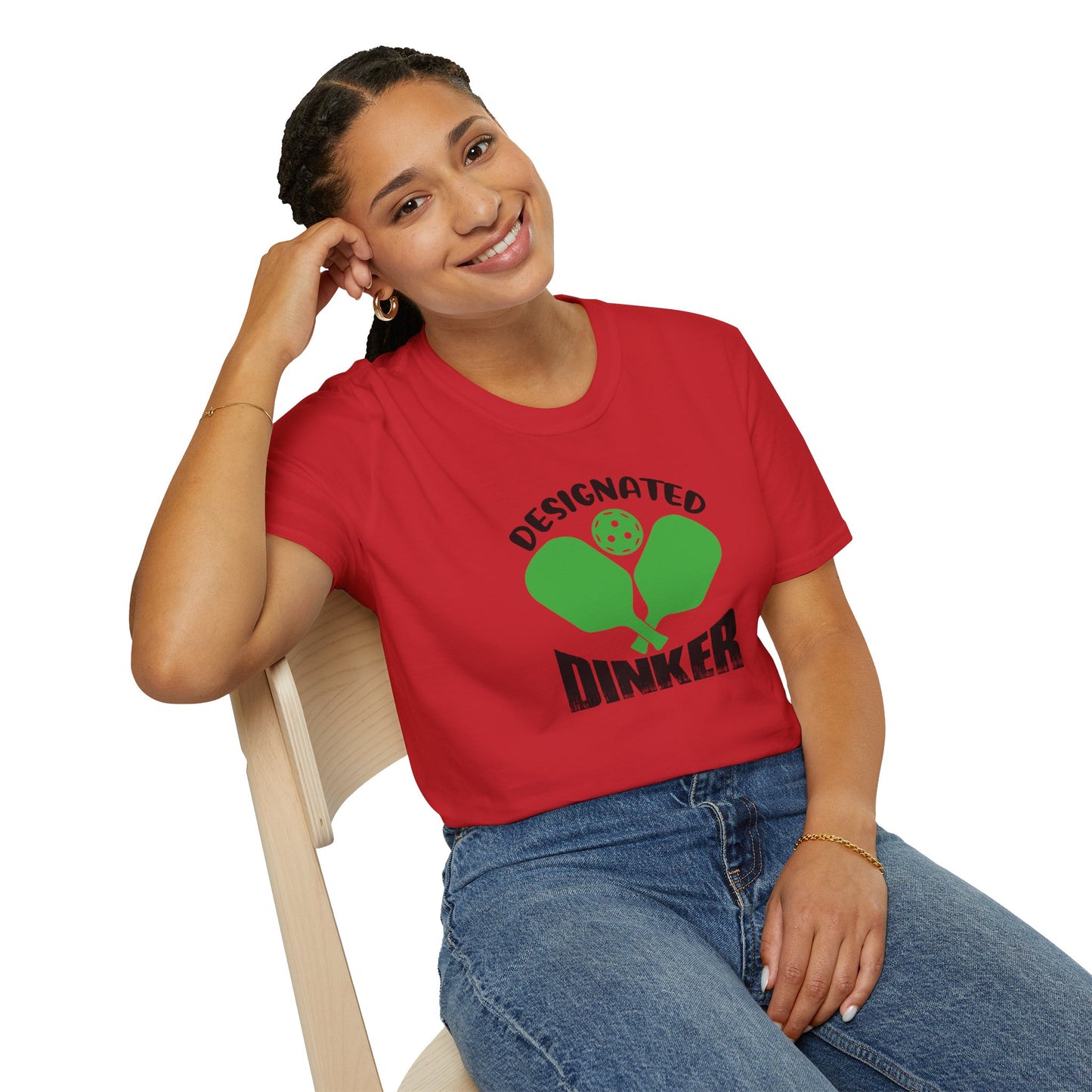 Women's Funny Pickleball T-shirt - Designated Dinker