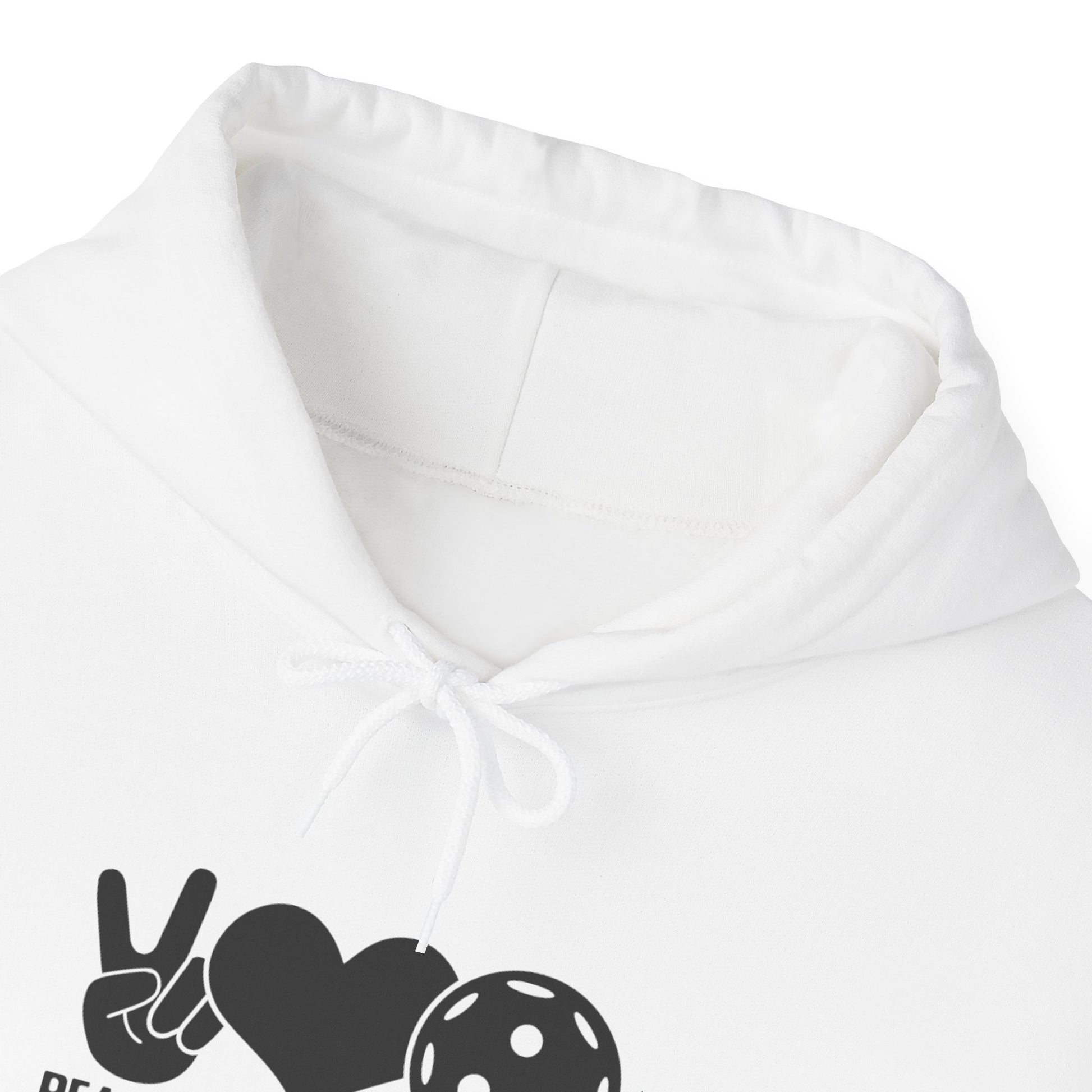 Men's Stylish Pickleball Hoodie - Peace, Love, Pickleball