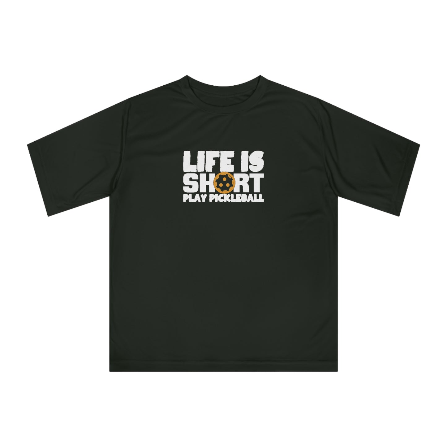 Men's Funny Pickleball T-shirt - Life Is Short Play Pickleball Black