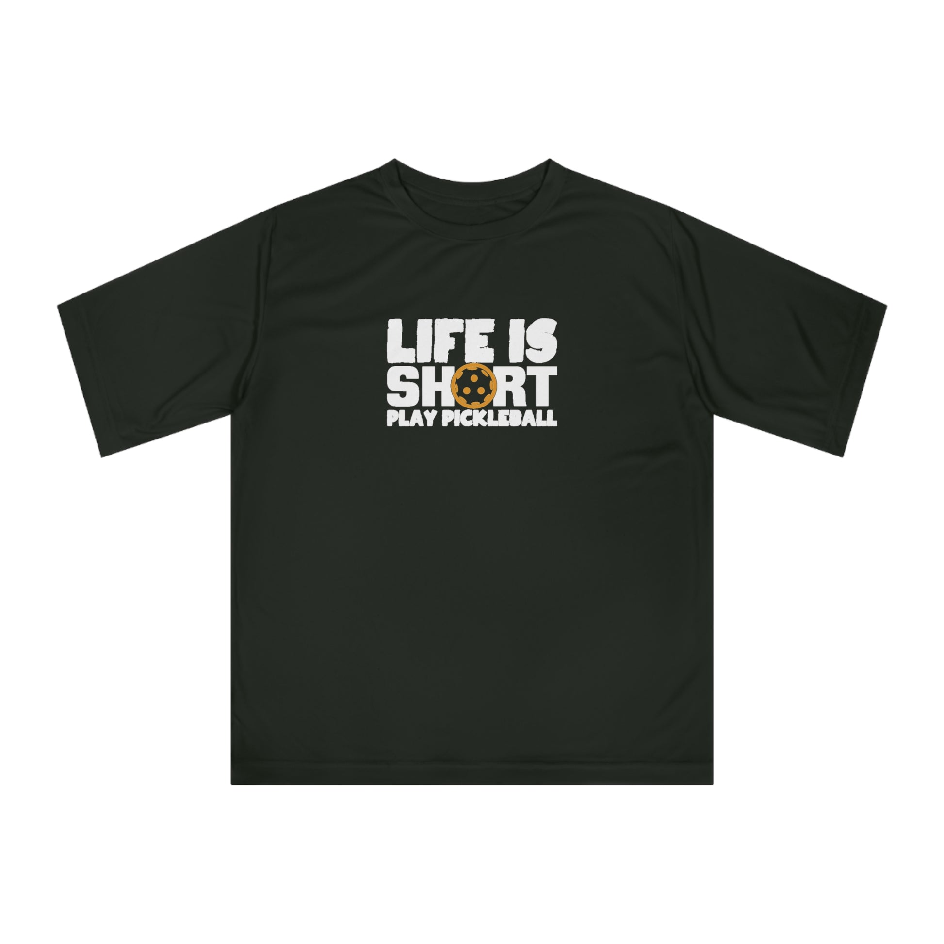 Men's Funny Pickleball T-shirt - Life Is Short Play Pickleball Black