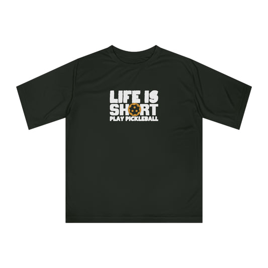 Men's Funny Pickleball T-shirt - Life Is Short Play Pickleball Black