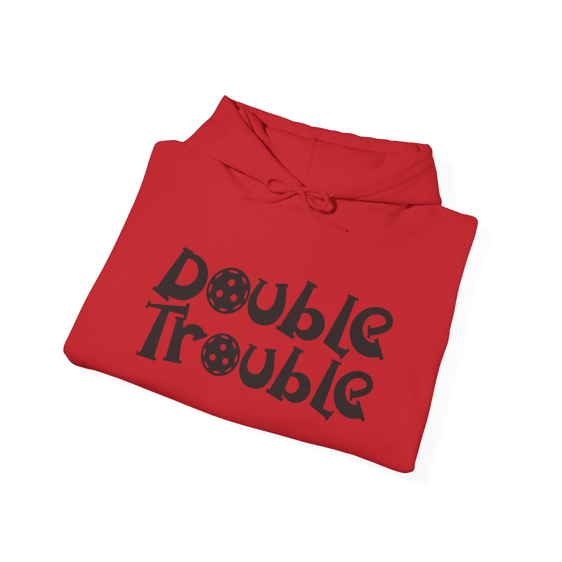 Men's Funny Pickleball Hoodie - Double Trouble