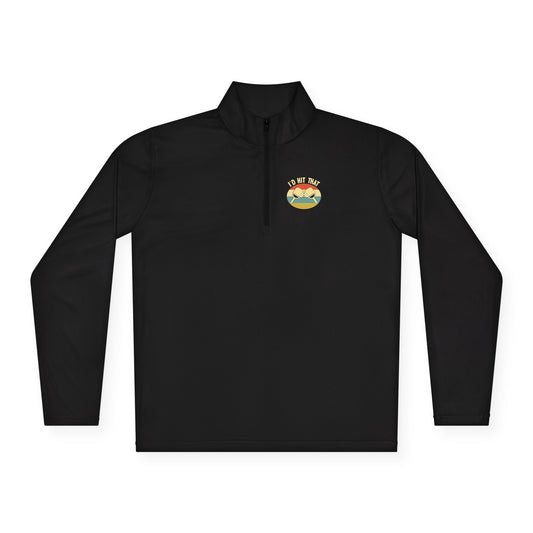 Men's Affordable Pickleball Pullover - Pickleball Player Black