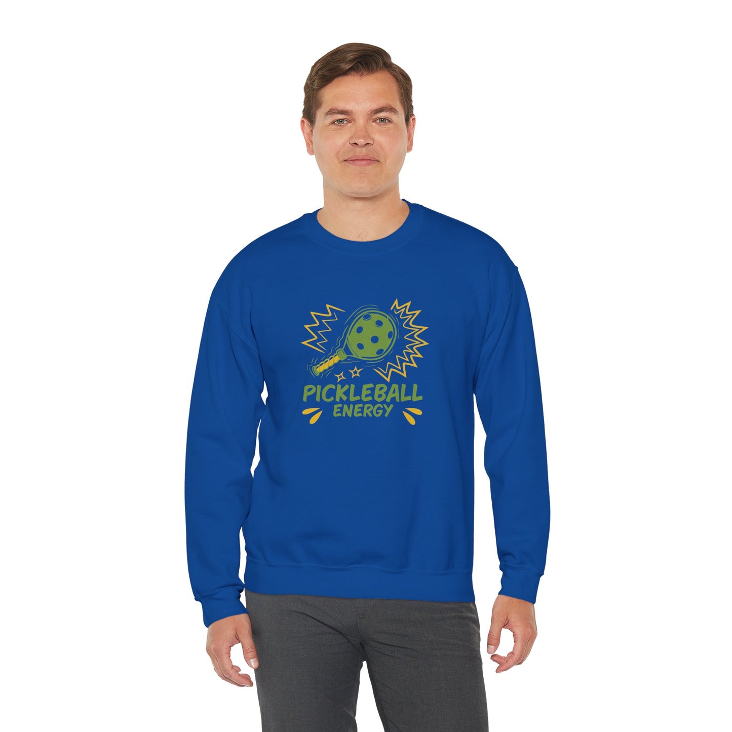 Men's Stylish Pickleball Sweatshirt - Pickleball Energy