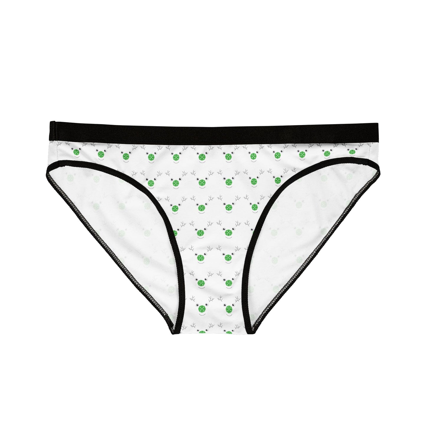Women's Funny Pickleball Brief - Reindeer Pickleball XS