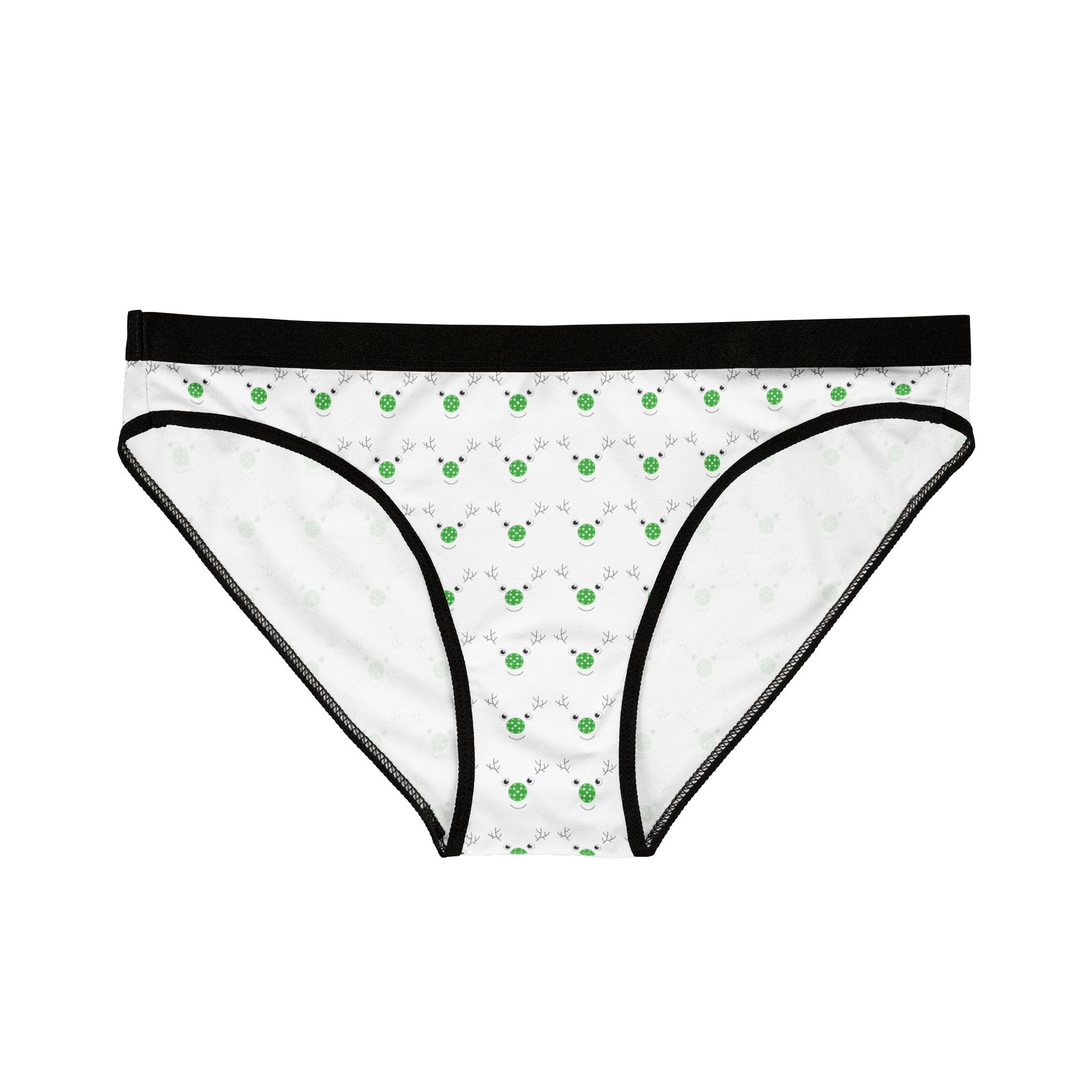 Women's Funny Pickleball Brief - Reindeer Pickleball XS