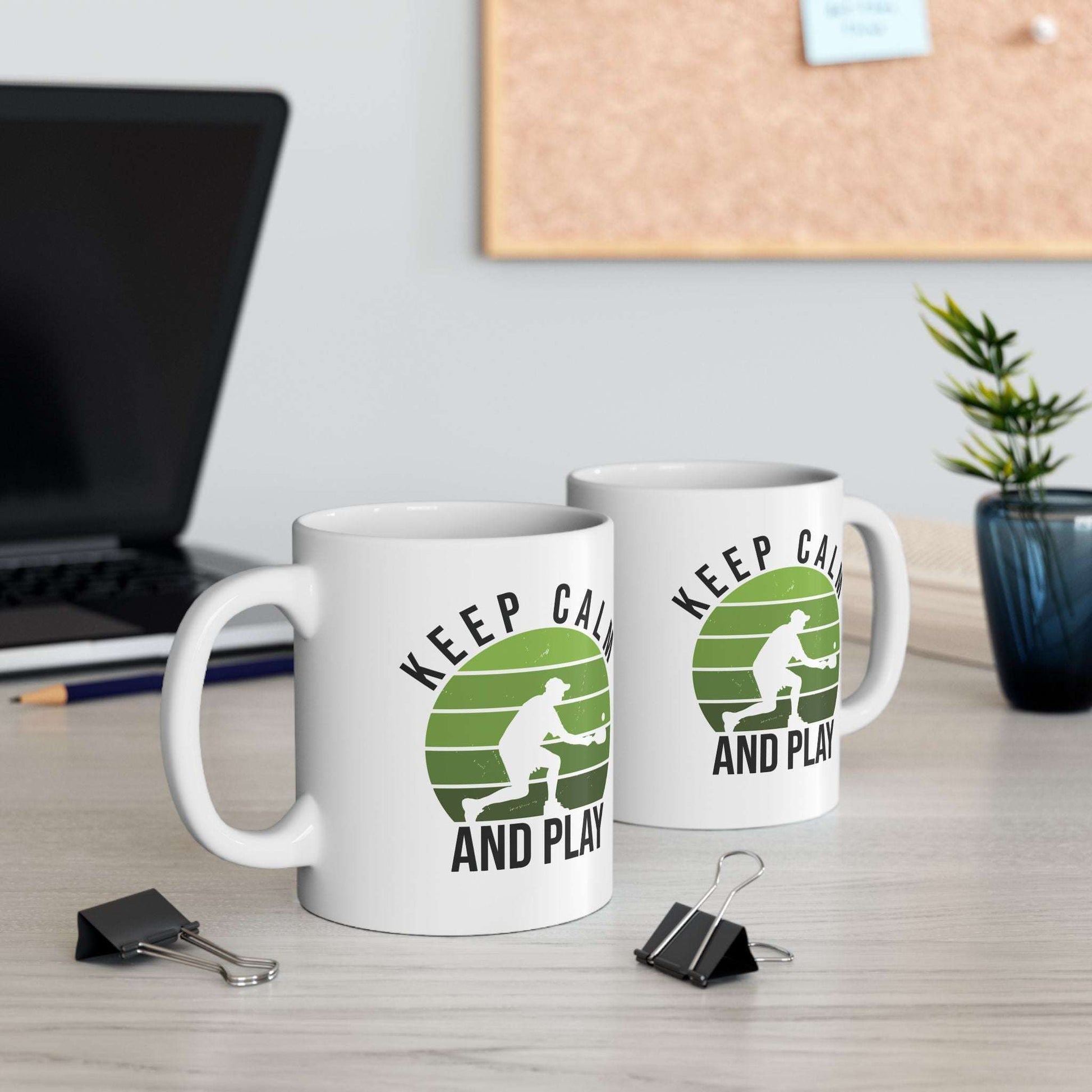 Pickleball Unique Mug - Keep Calm and Play