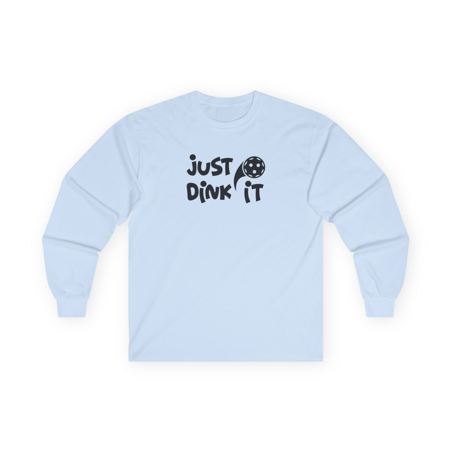 Women's Durable Pickleball Long Sleeves top - Just Dink It Blue