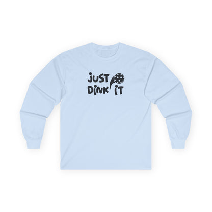 Women's Durable Pickleball Long Sleeves top - Just Dink It Blue