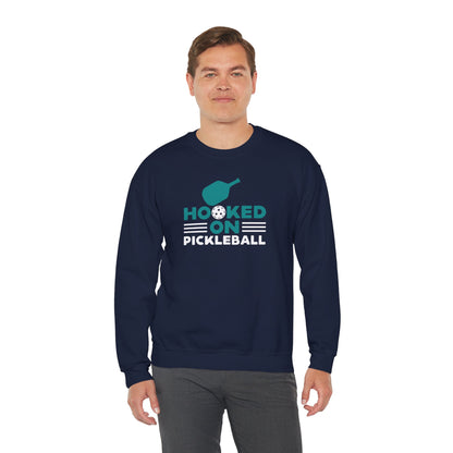 Men's Cool Pickleball Sweatshirt - Hooked on Pickleball