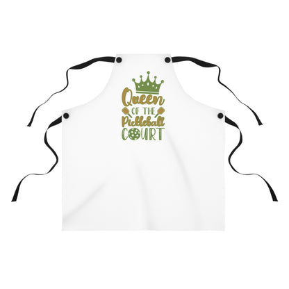 Funny Pickleball Apron - Queen of the Pickleball Court One Size