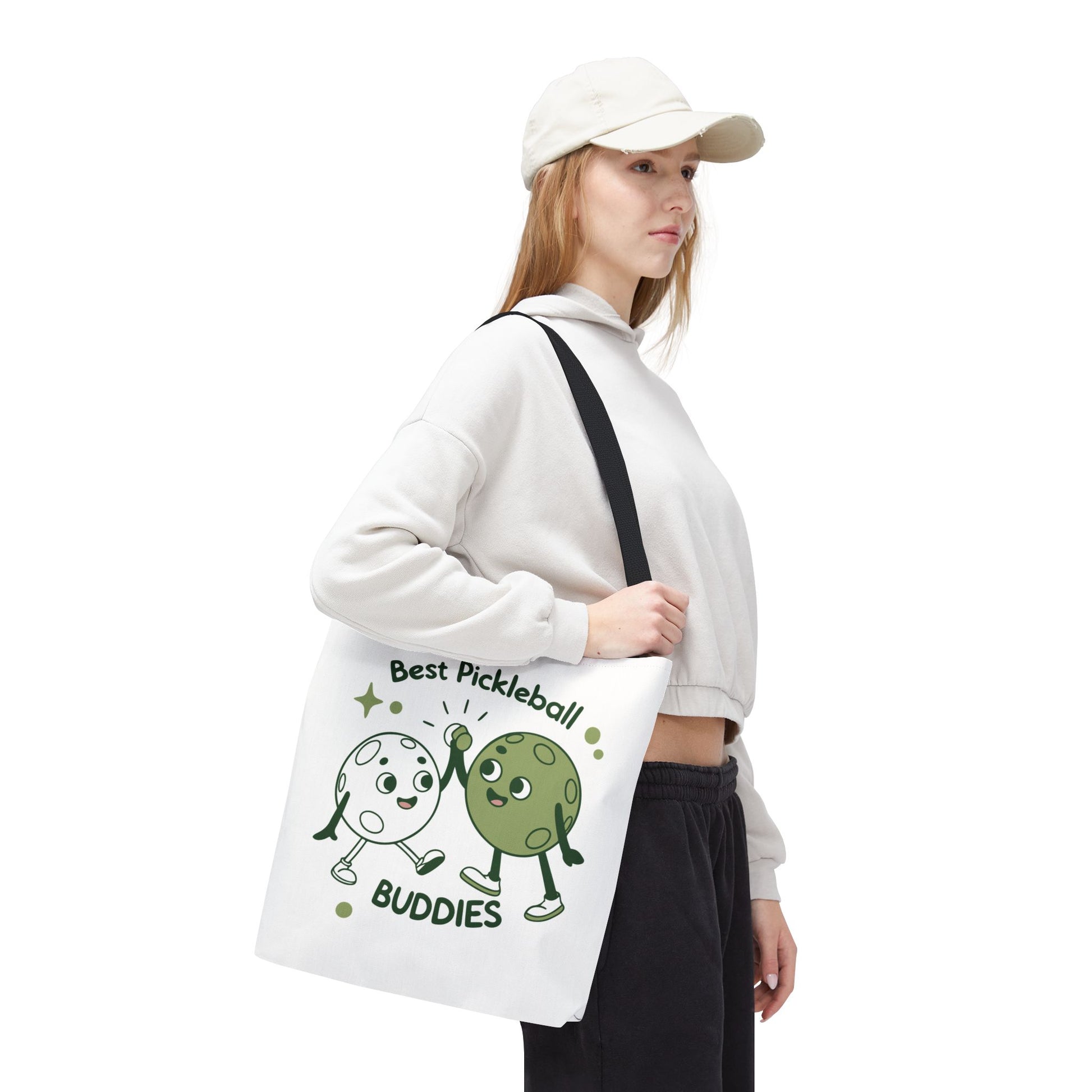 Pickleball Cute Tote Bag - Best Pickleball Buddies