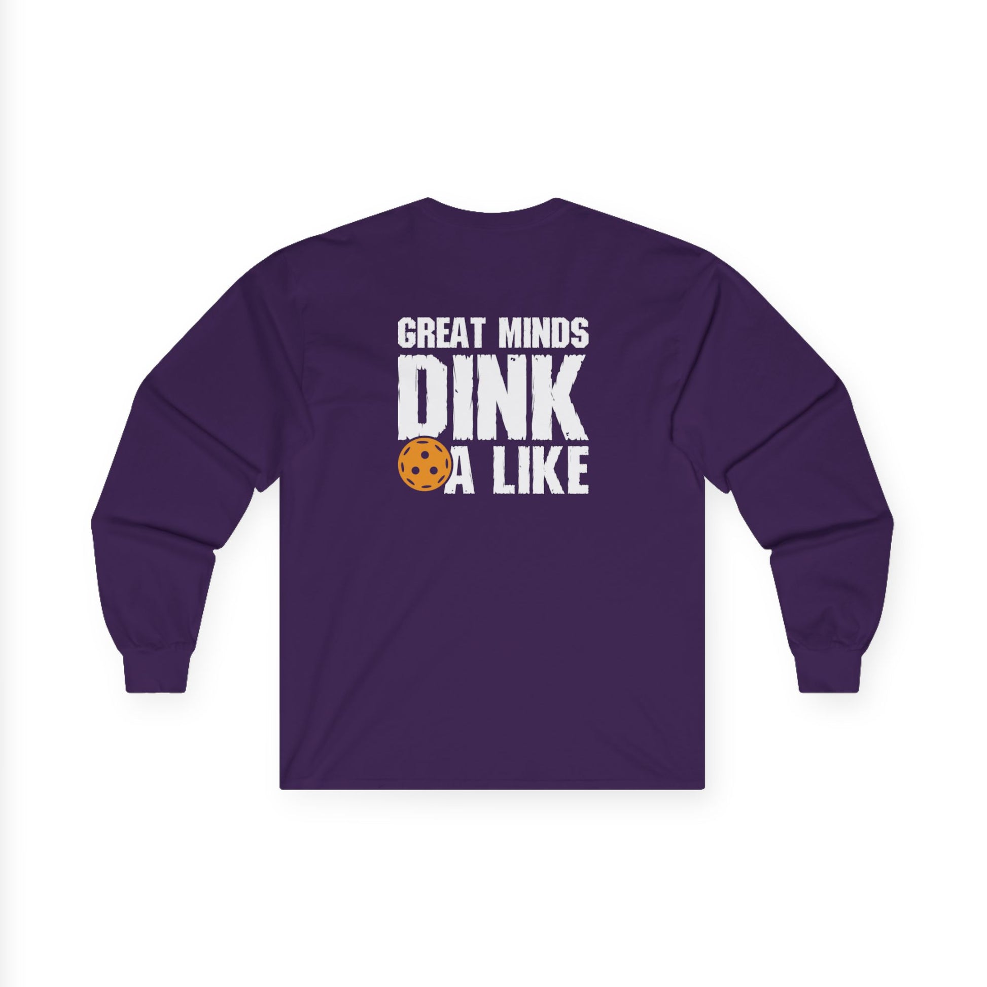 Men's Unique Pickleball Long Sleeves top - Great Minds Dink a Like