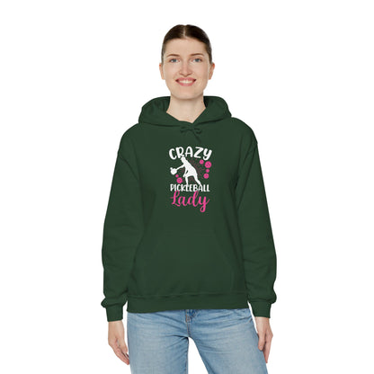 Women's Stylish Pickleball Hoodie - Crazy Pickleball Lady