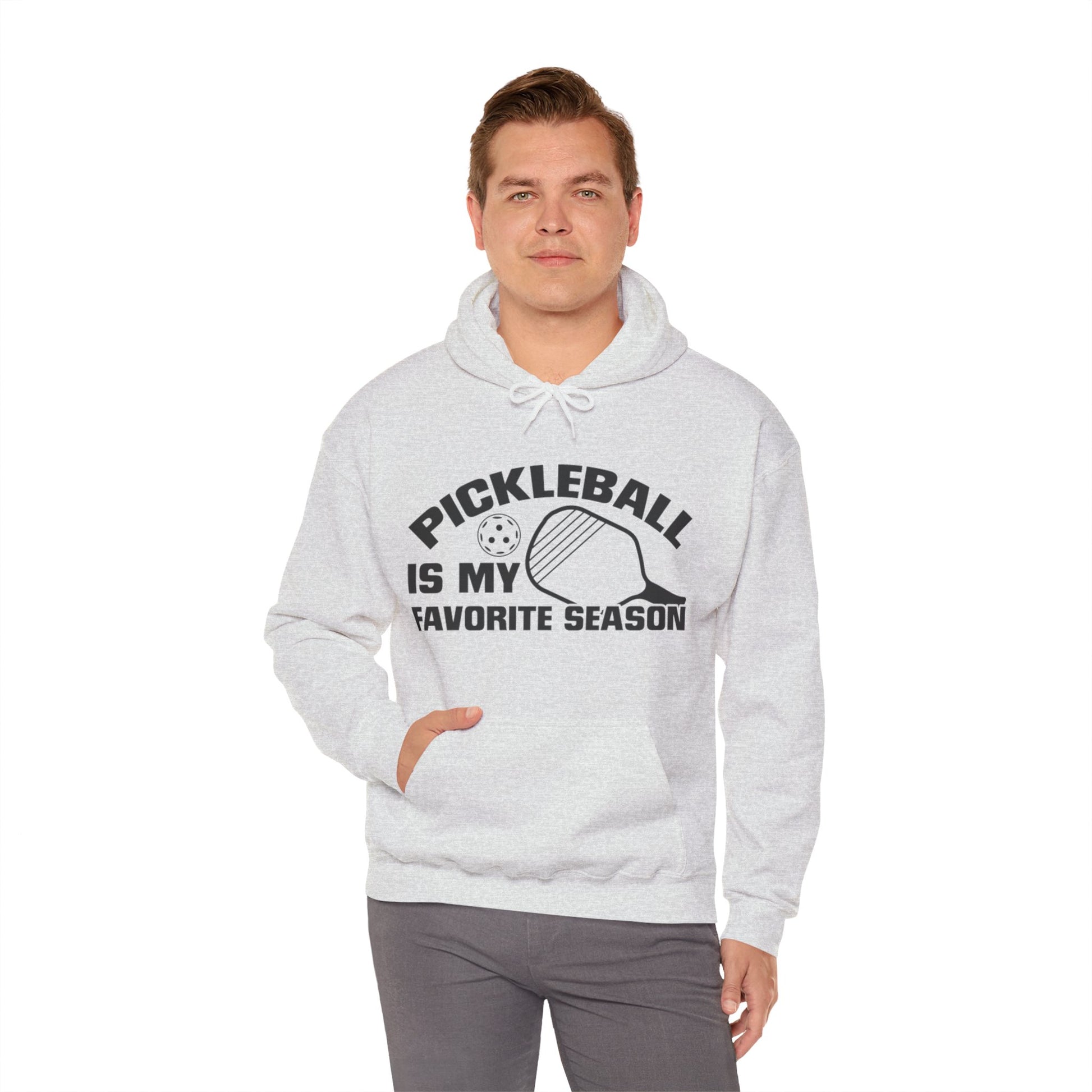 Men's Hilarious Pickleball Hoodie - Pickleball is My Favorite Season