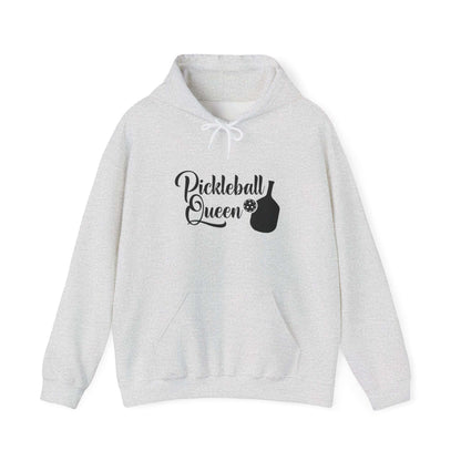 Women's Comfy Pickleball Hoodie - Pickleball Queen Gray