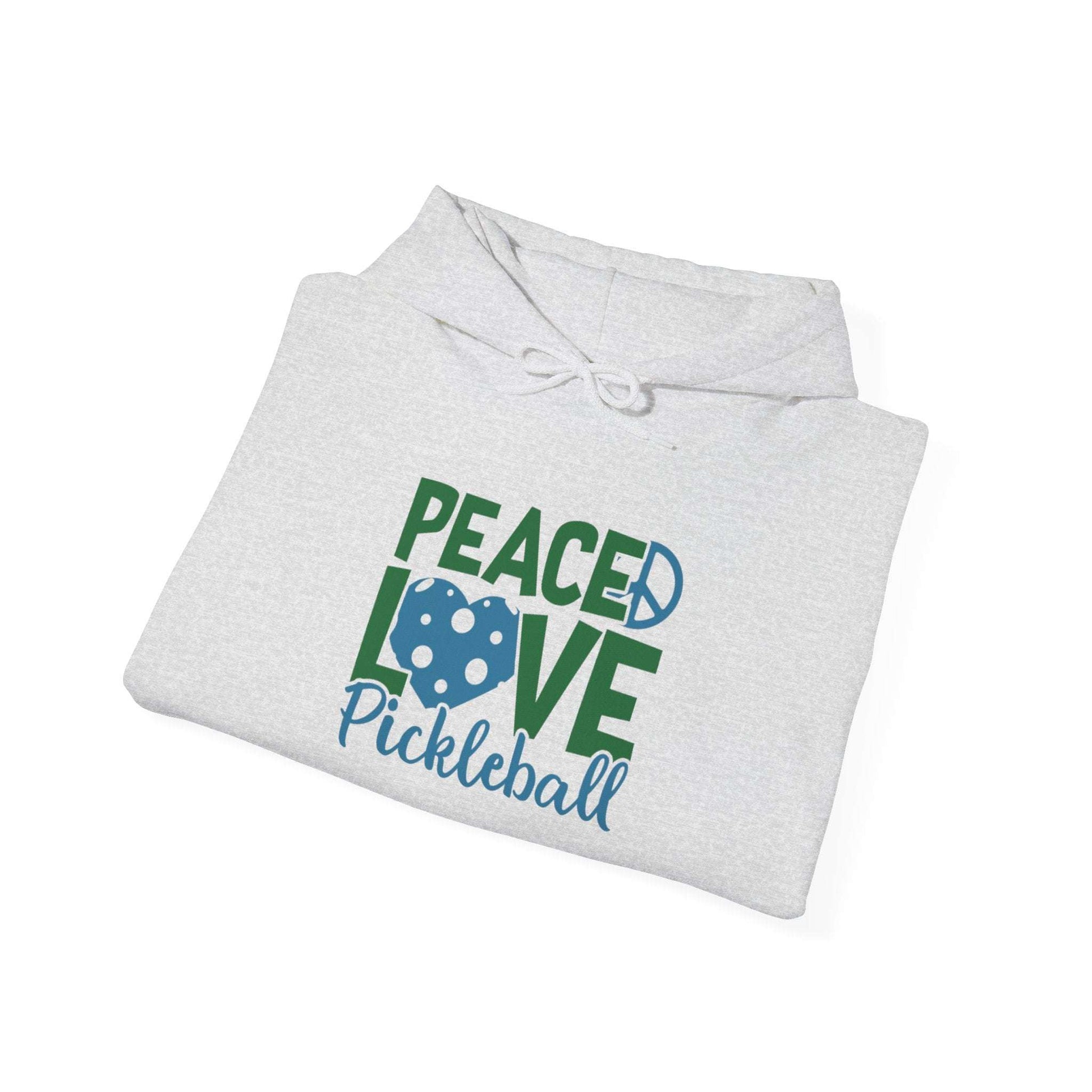 Women's Soft Pickleball Hoodie - Peace, Love, Pickleball