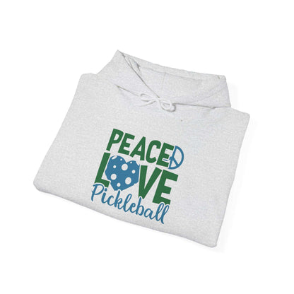 Women's Soft Pickleball Hoodie - Peace, Love, Pickleball