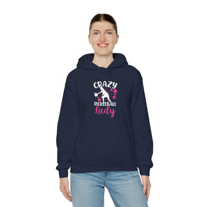Women's Stylish Pickleball Hoodie - Crazy Pickleball Lady