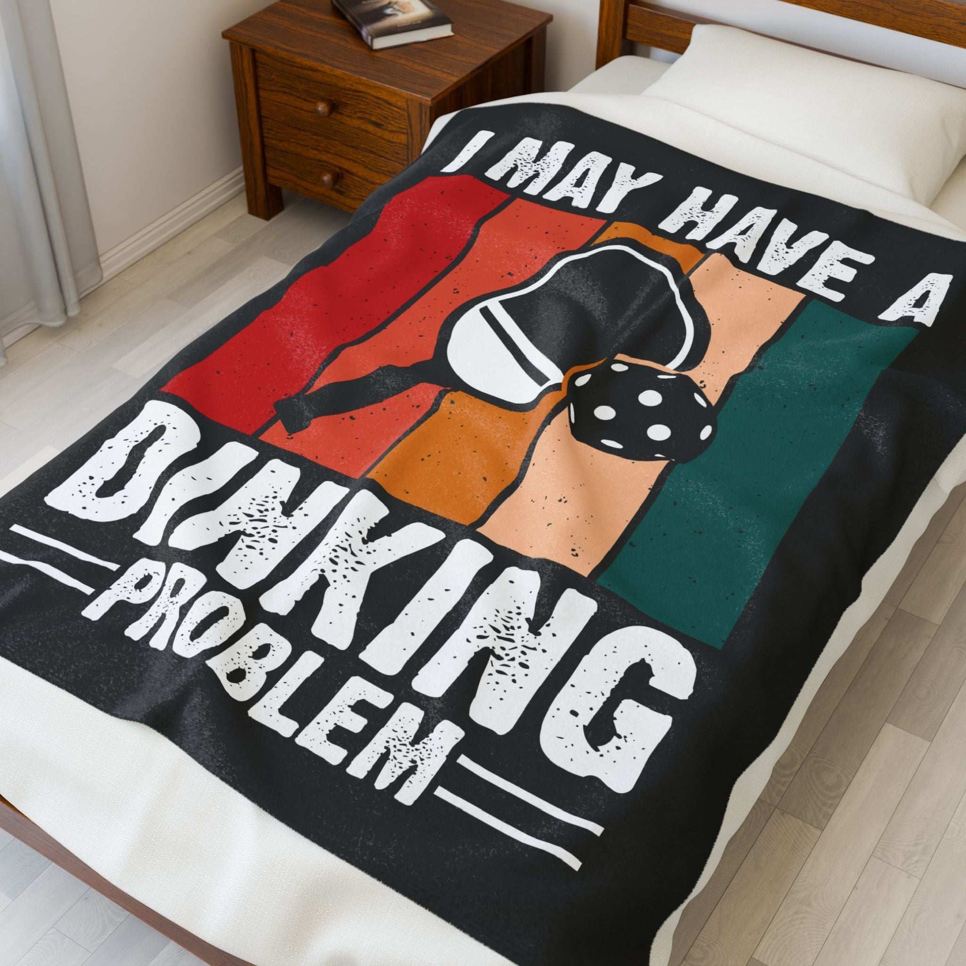 Pickleball Vibrant Blanket - I May Have a Dinking Problem